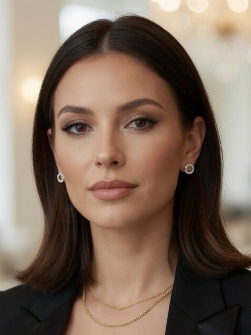 Kate Spade Sparkle Silver Spot the Spade Pave Halo Heart Stud Earrings Dust Bag - Picture 4 of 16